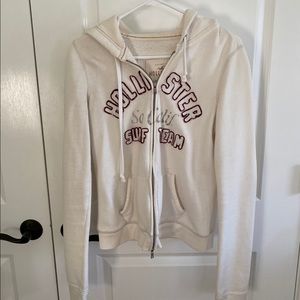Vintage Hollister double zip up sweatshirt
